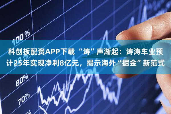 科创板配资APP下载 “涛”声渐起：涛涛车业预计25年实现净利8亿元，揭示海外“掘金”新范式